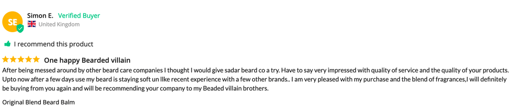 original blend beard balm review by simon