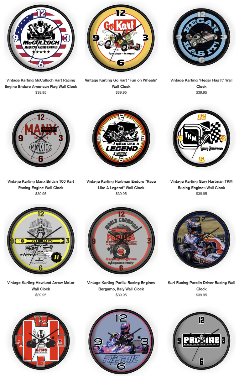 Kart Racing Wall Clocks – Page 6 – Kart Racers Speed Shop