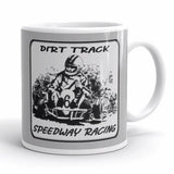 Vintage Karting Dirt Track Speedway Racing Coffee Mug