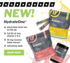 New HydrateOne electrolyte drink packs