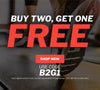 Buy Two, Get One Free with the code B2G1