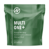 Multivitamin capsules in a green bag