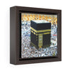 Square Framed Premium Canvas - Holly Kaaba in Mecca, Saudi Arabia - Islam - Yunque Store