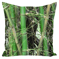 Throw Pillows - Bamboo tree Rio Sabana ver#01 AwsomeRainForest@Home
