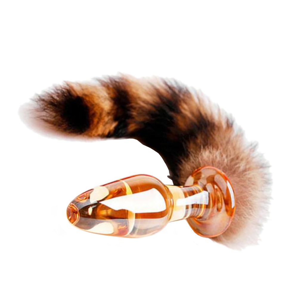 glass fox tail butt plug