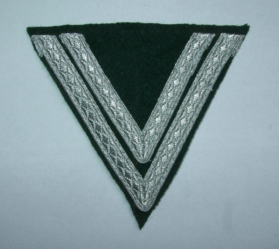 WWII German Sleeve Chevrons OBERGEFREITER INFANTRY Green Wool – Hikishop