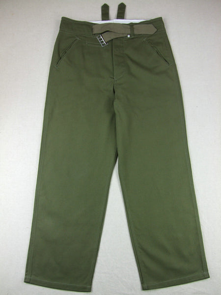 WWII German DAK Afrikakorps Field Trousers Pants Green – Hikishop