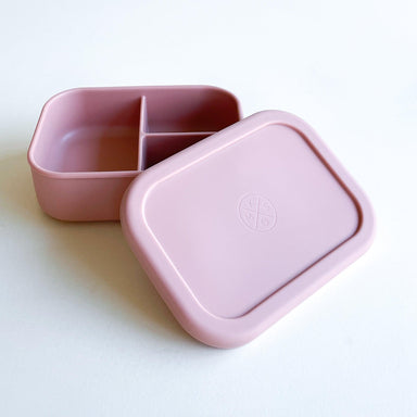 Silicone Bento Lunch & Snack Box for kids adults Desert Rose MKS