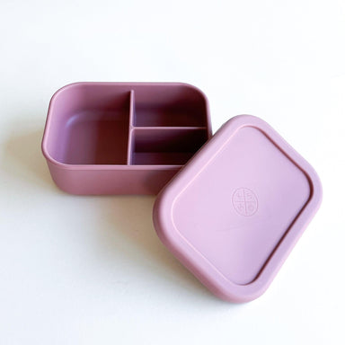 1pc Silicone Lunch Box, Minimalist Solid Color Pink Lunch Box For Dinner  Table
