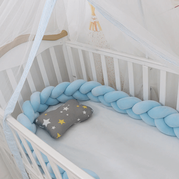 Buy the Braided Cot Bumper - Grey (1185264) from Babies-R-Us Online