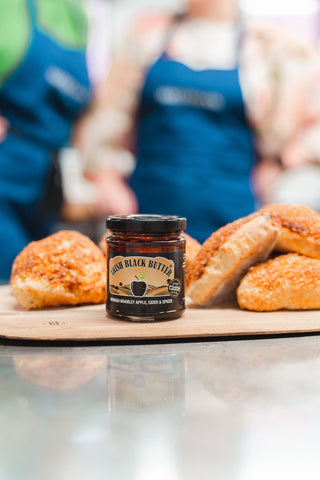 Irish black butter scones