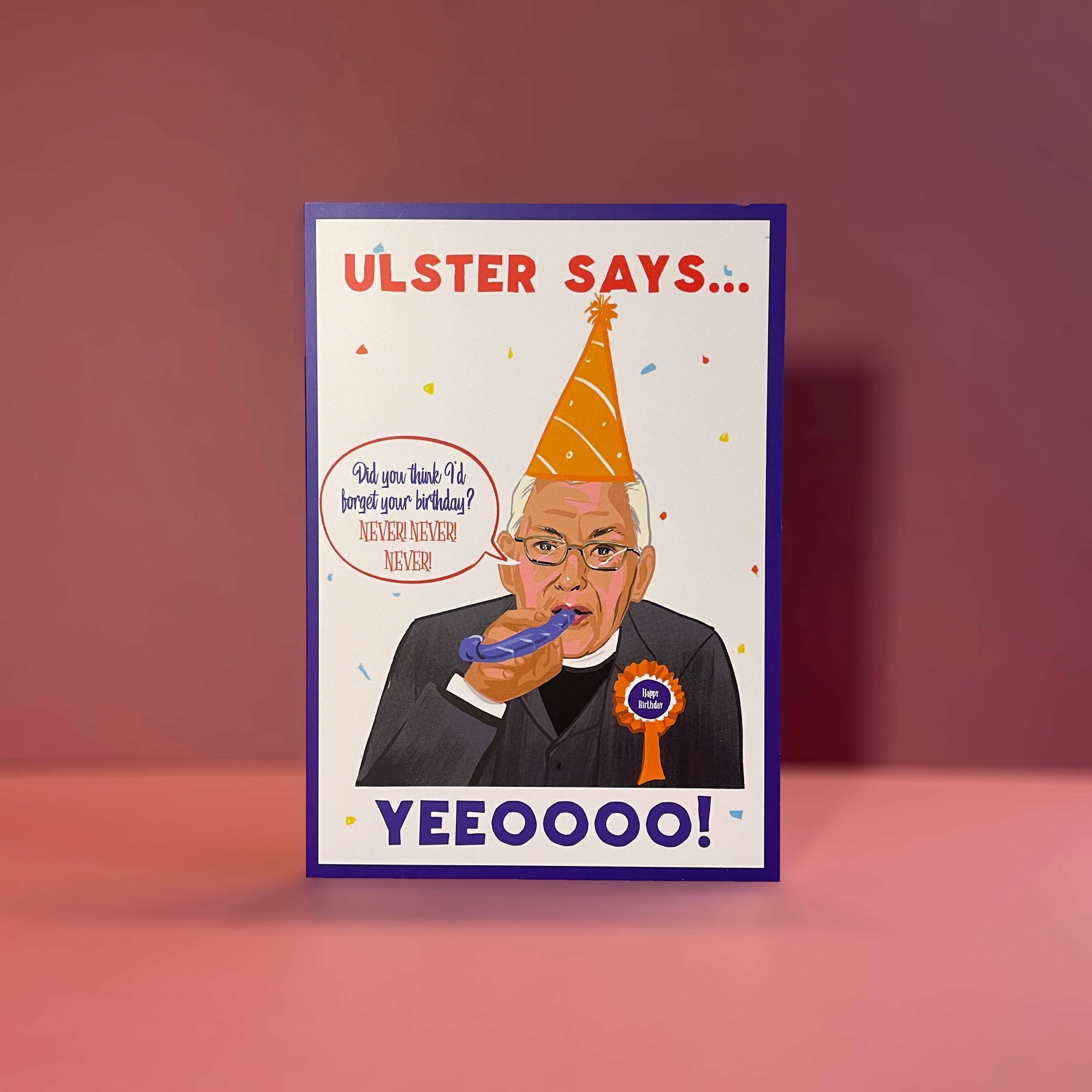 Ian Paisley Birthday Card