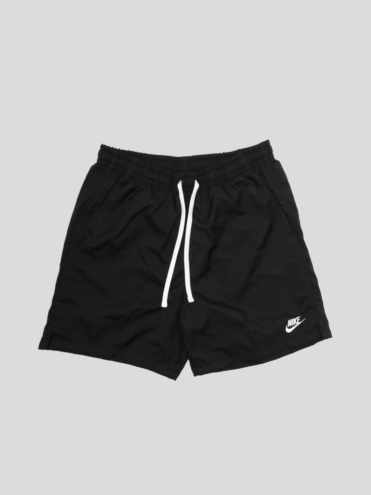 nike men's woven shorts black