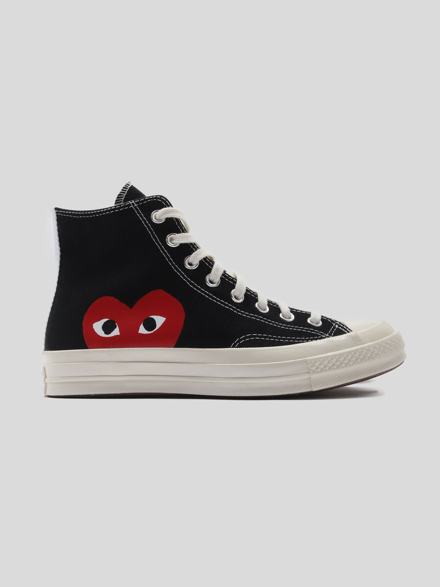 red heart on converse