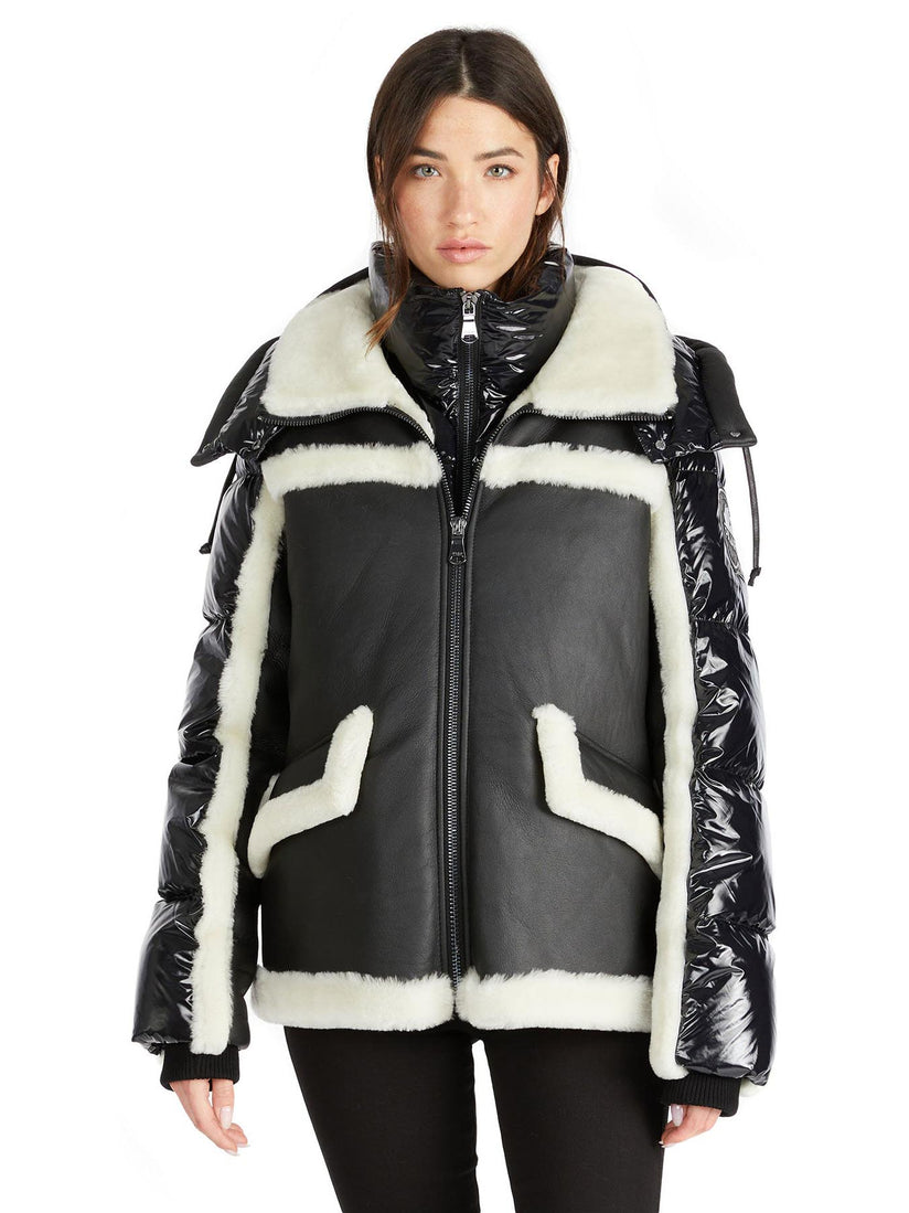 Lou & Grey Mixed Media Puffer … curated on LTK