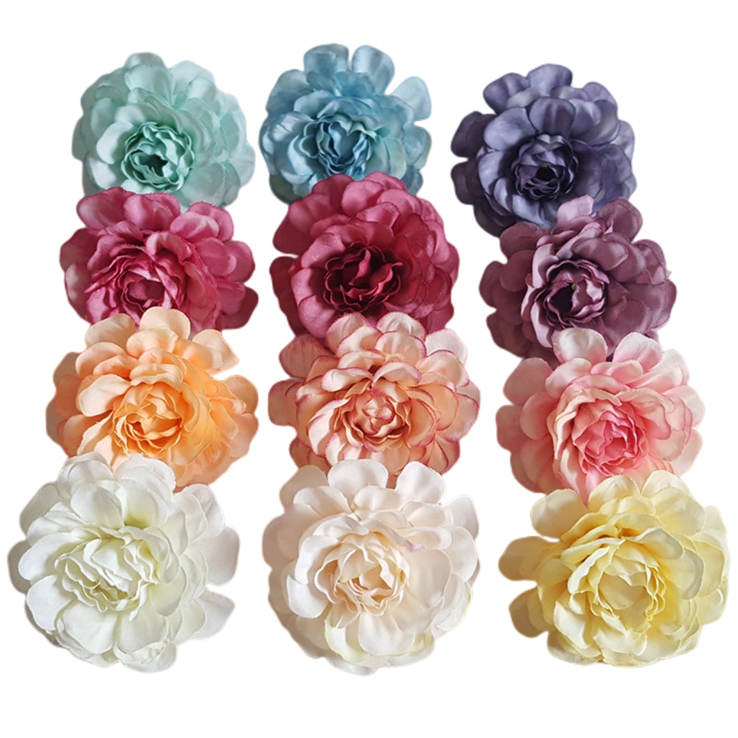 Wholesale Silk Flowers Begonia Artificial Flowers Heads 5cm Azalea for  Crafts 100 - VANRINA