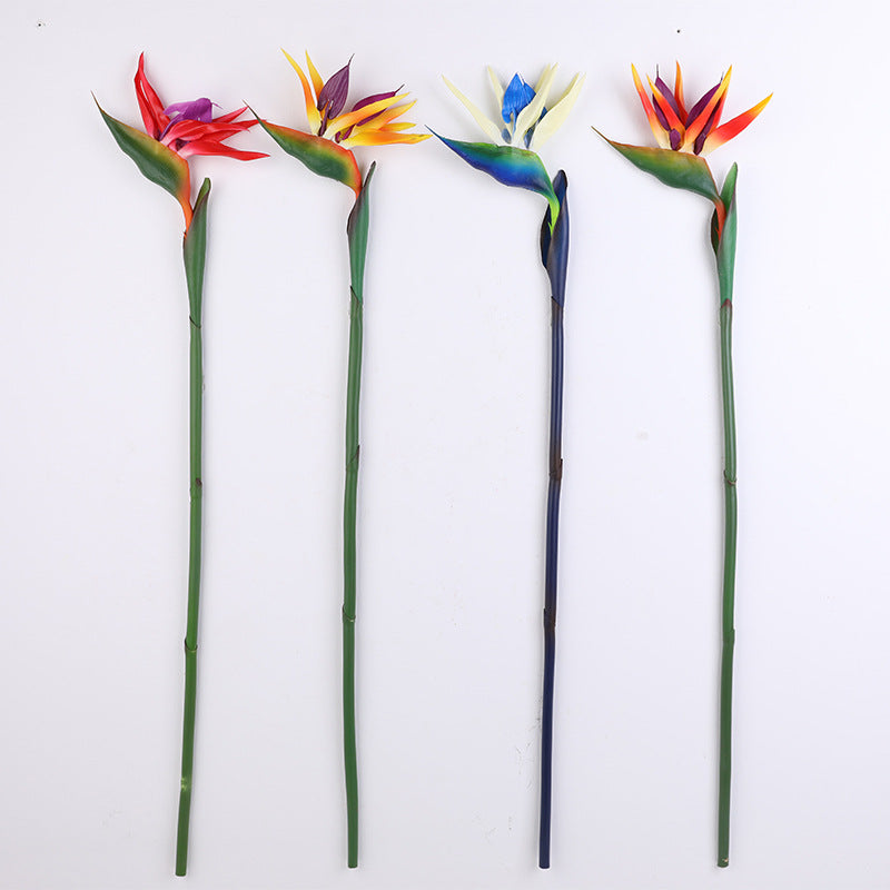 Bird Of Paradise Real Touch Flowers 4 Colors - VANRINA