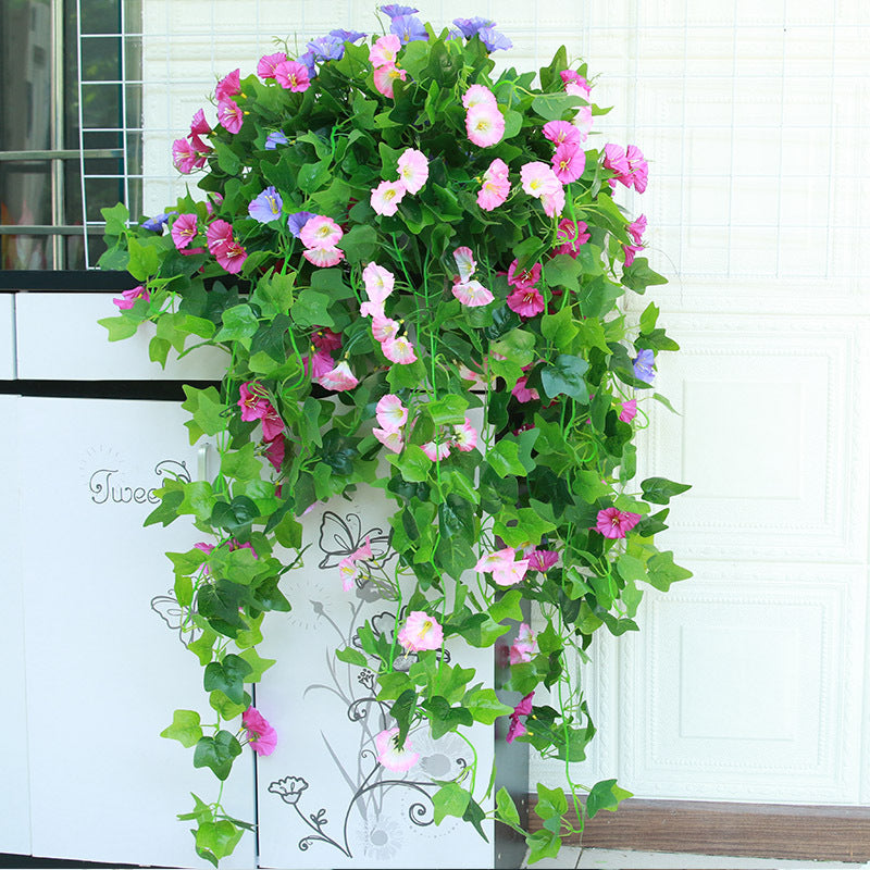 Artificial Ivy Morning Glory Hanging Flower Vines - VANRINA