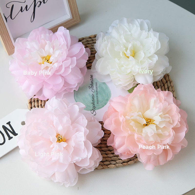 artificial flower heads