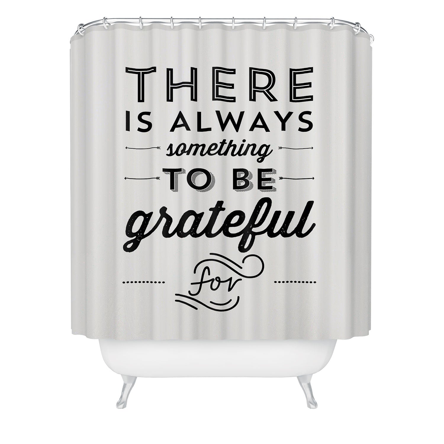 Something To Be Grateful For Shower Curtain Allyson Johnson