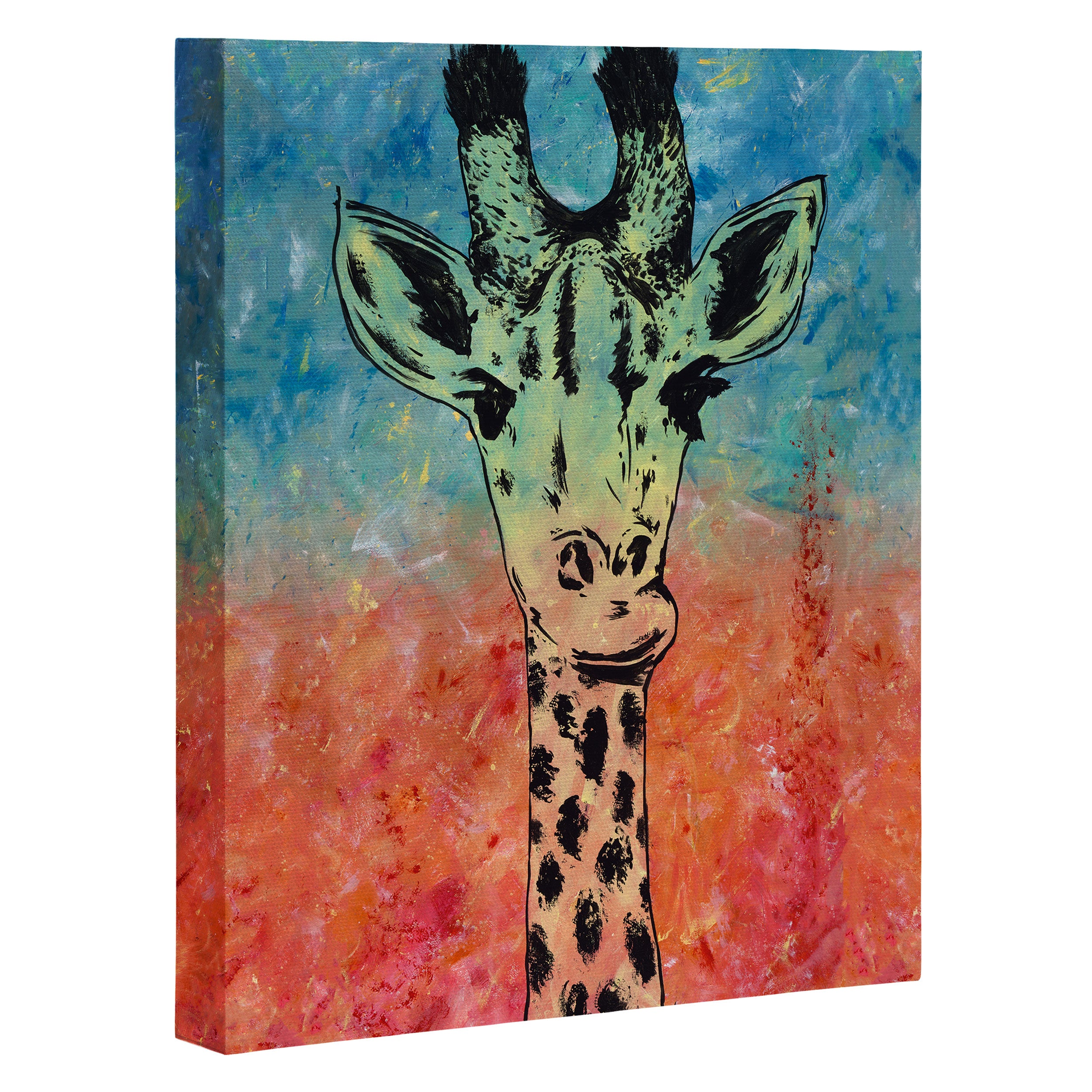 Universal Giraffe Art Canvas Amy Smith