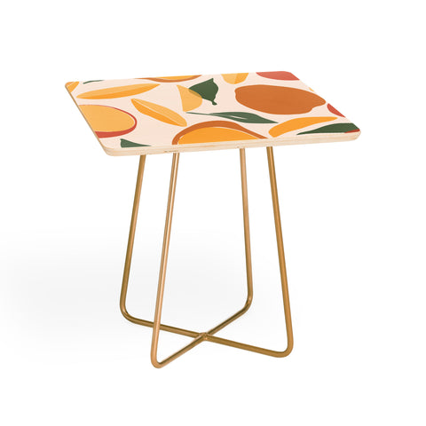Cuss Yeah Designs Abstract Mango Pattern Side Table