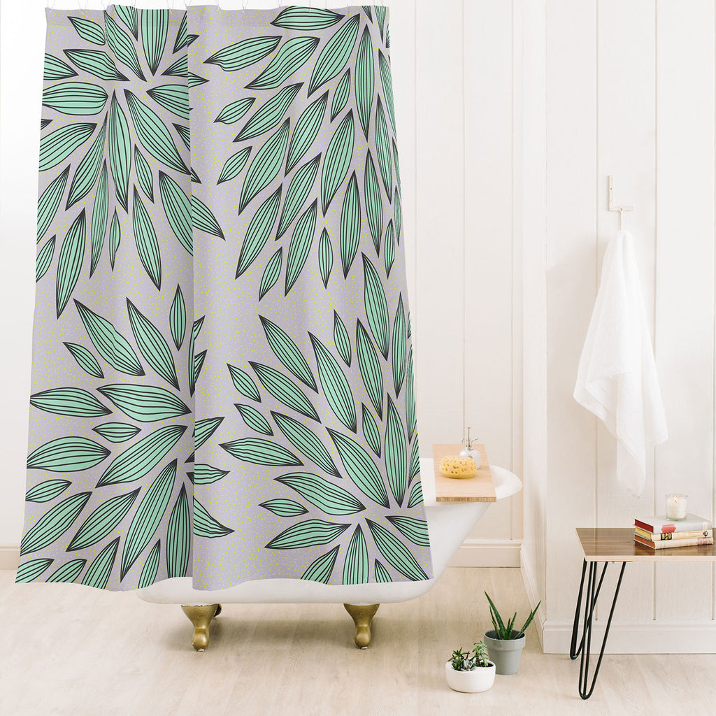 Mint Shower Curtain Gabi