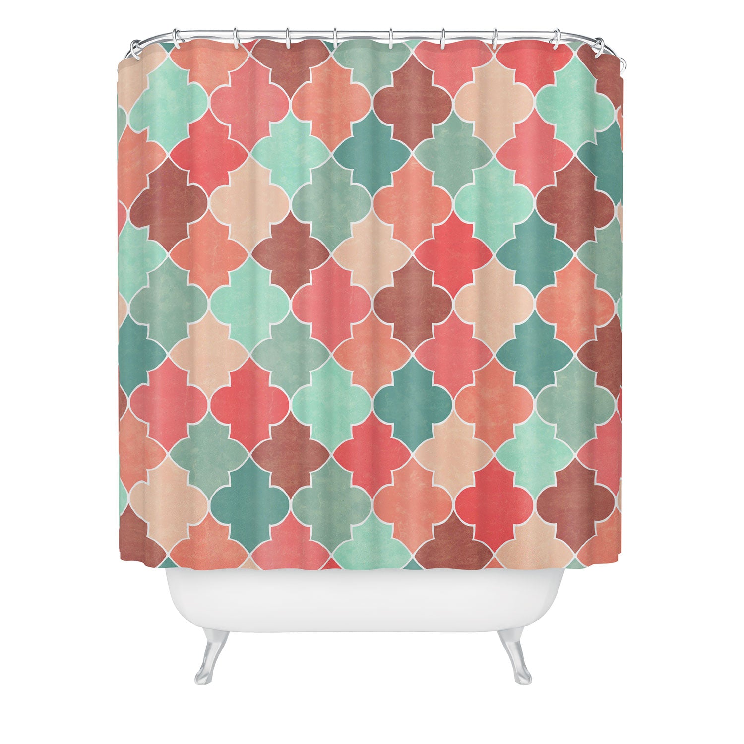 Morocco Pastel Shower Curtain Jacqueline Maldonado