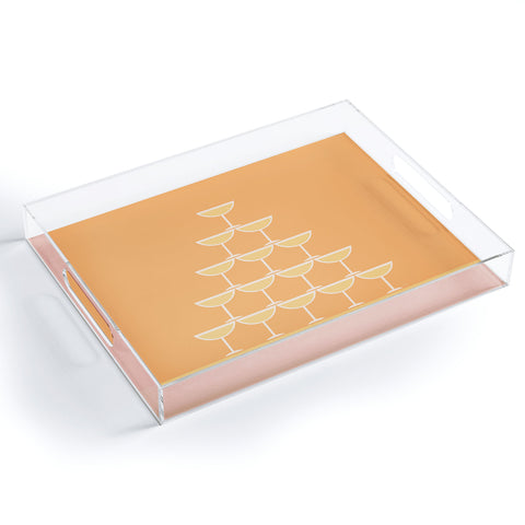 Chromoeye Peaceful Easy Feeling Small Acrylic Tray - Deny Designs