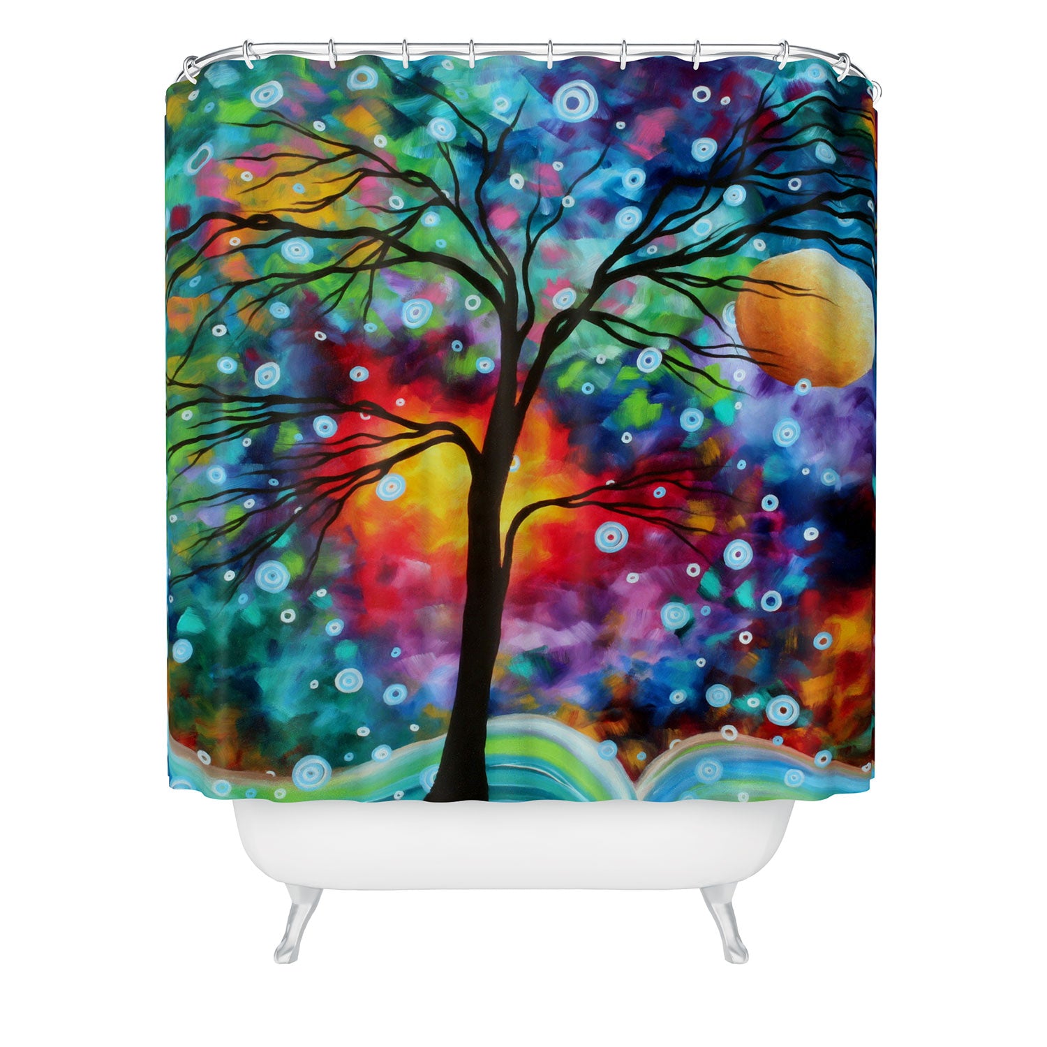 A Moment In Time Shower Curtain Madart Inc