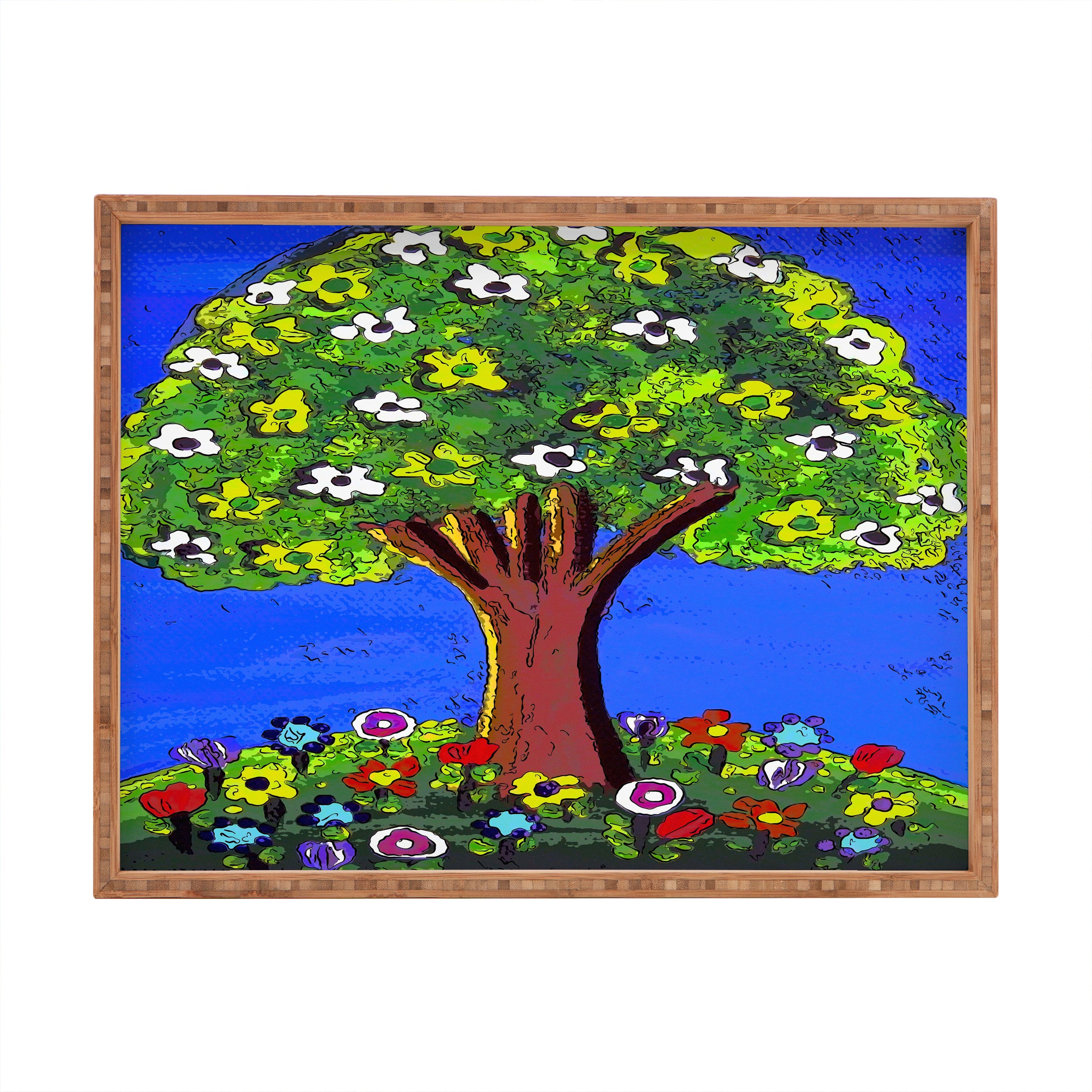 Immaculate Tree Rectangular Tray Renie Britenbucher