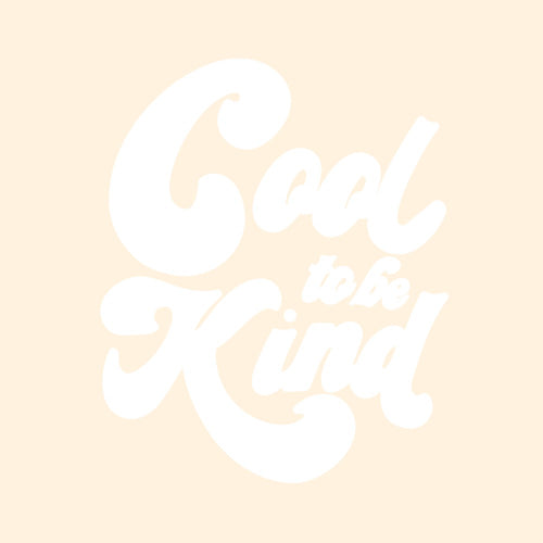 Cool To be Kind Water Bottle by Rhianna Marie Chan