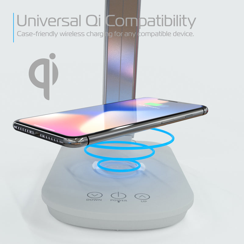 Wireless Charging LED Desk Lamp – Tzumi.com