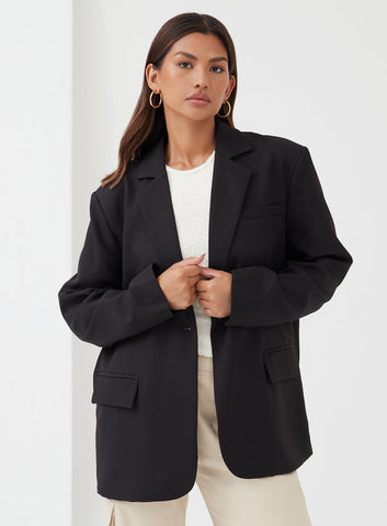 4th and Reckless Black Blazer