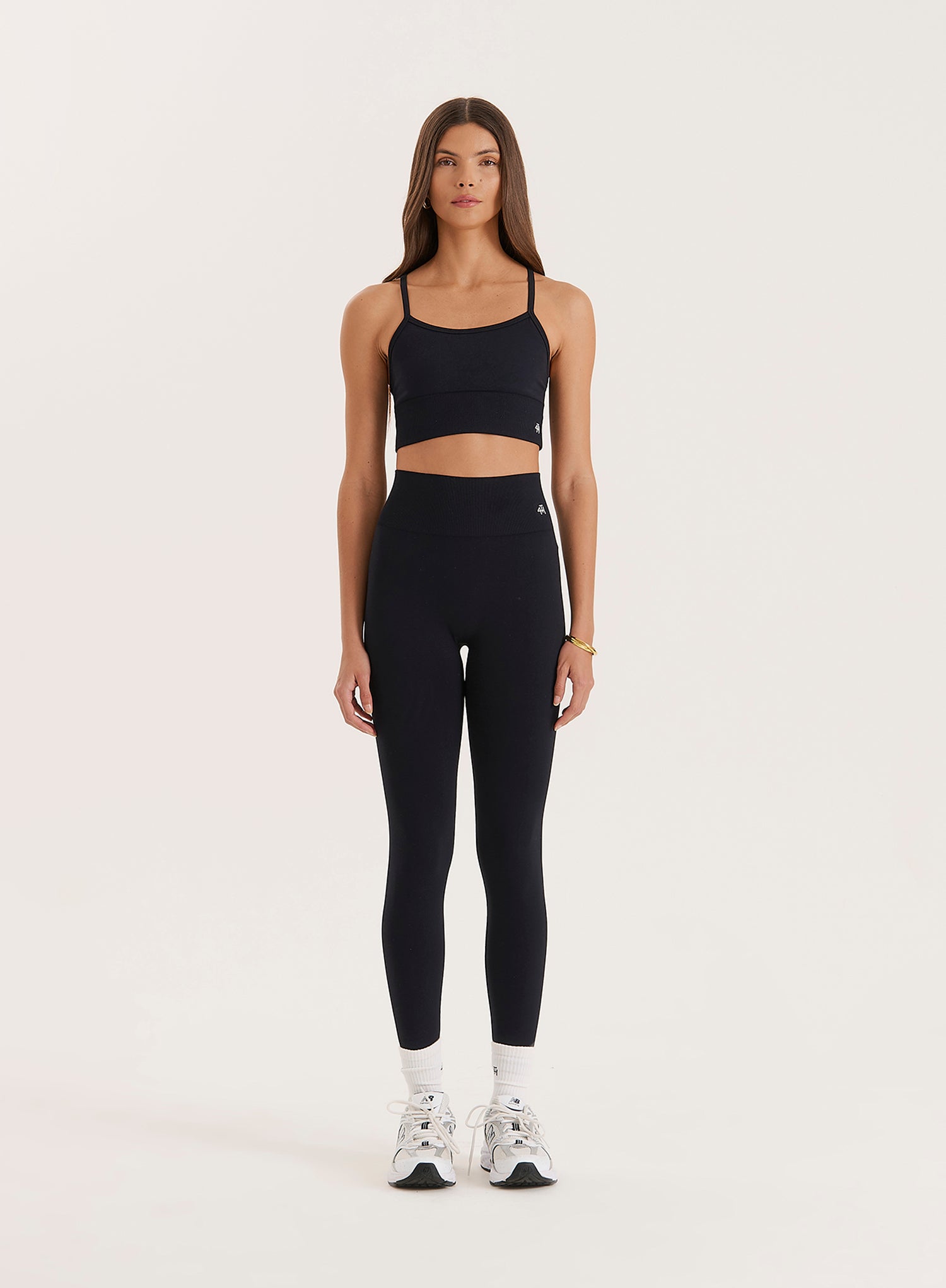 Black Sculpting Seamless Gym Leggings- Tyler