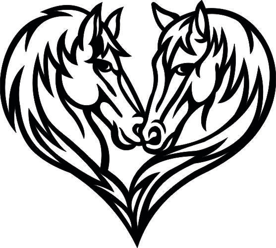 Free Free Heart Horse Svg 372 SVG PNG EPS DXF File