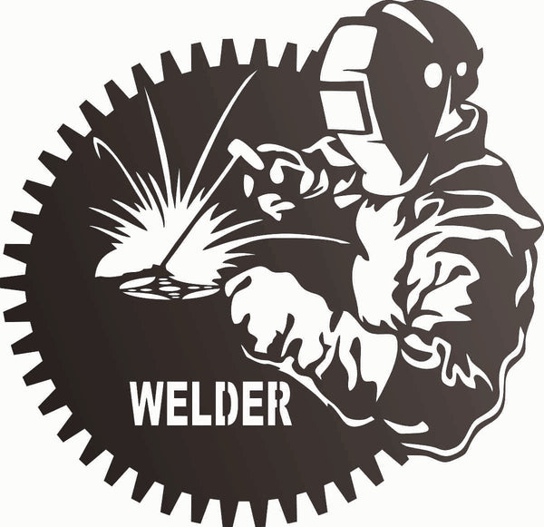 WELDER DXF of PLASMA ROUTER LASER Cut -CNC Vector DXF-CDR-AI-JPEG | DXF