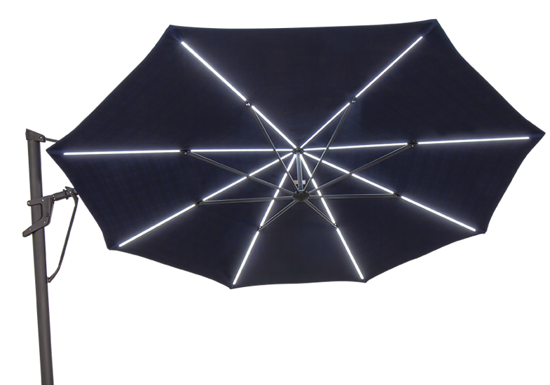 Starlux AKZ Plus Cantilever Umbrella with lights