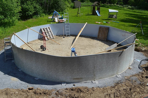 Installing an above ground pool