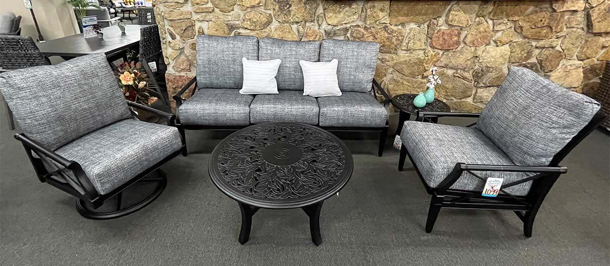 Andover Patio Chair with Cushions Woodard