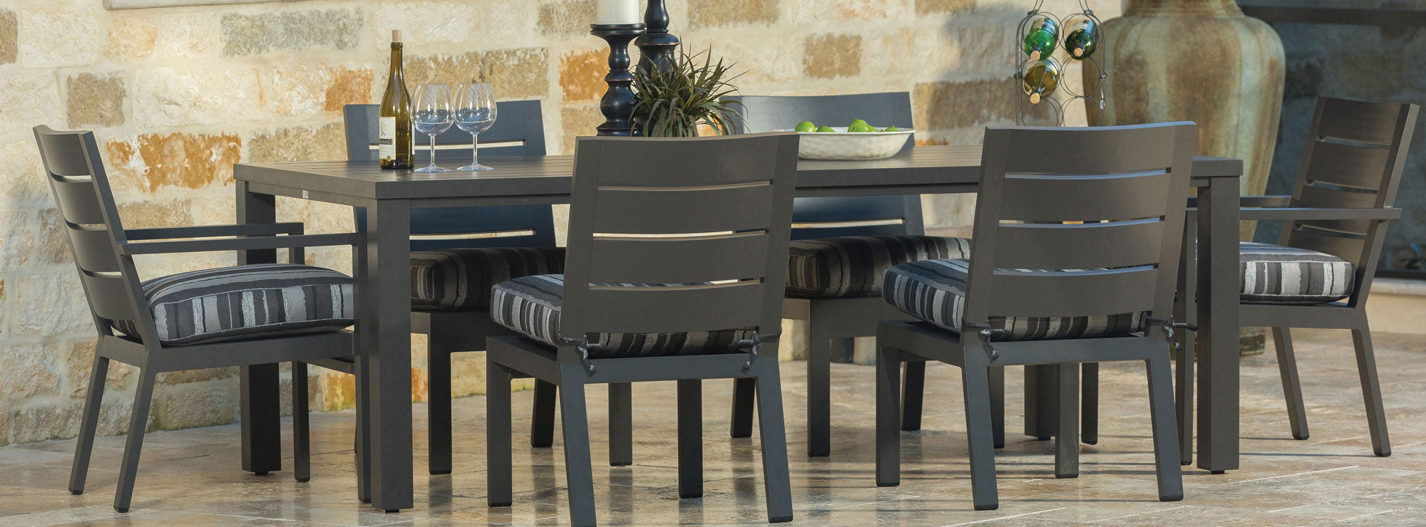 Palermo Aluminum Patio Dining Set by Ebel