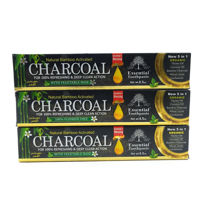 natural bamboo activated charcoal toothpaste