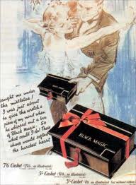 Vintage Black Magic chocolates advert