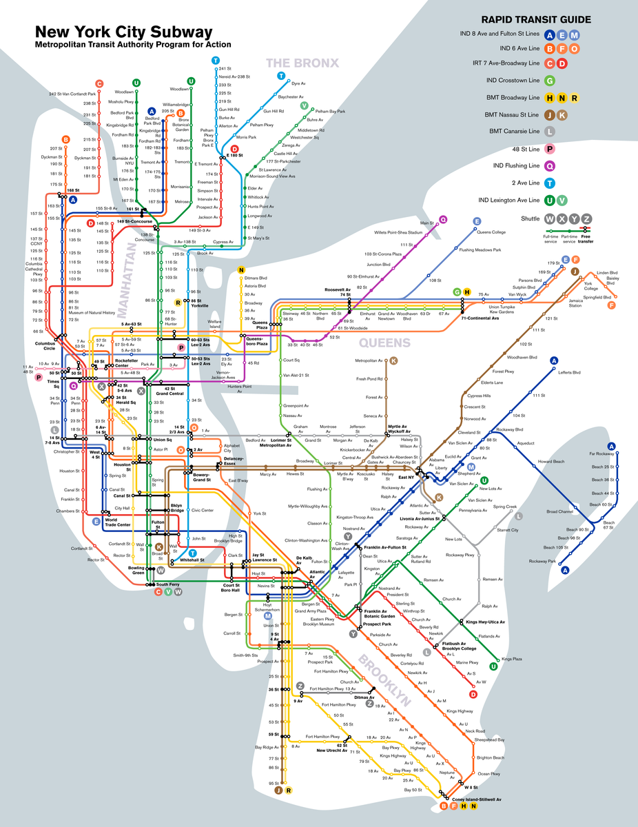 mta nyc subway map