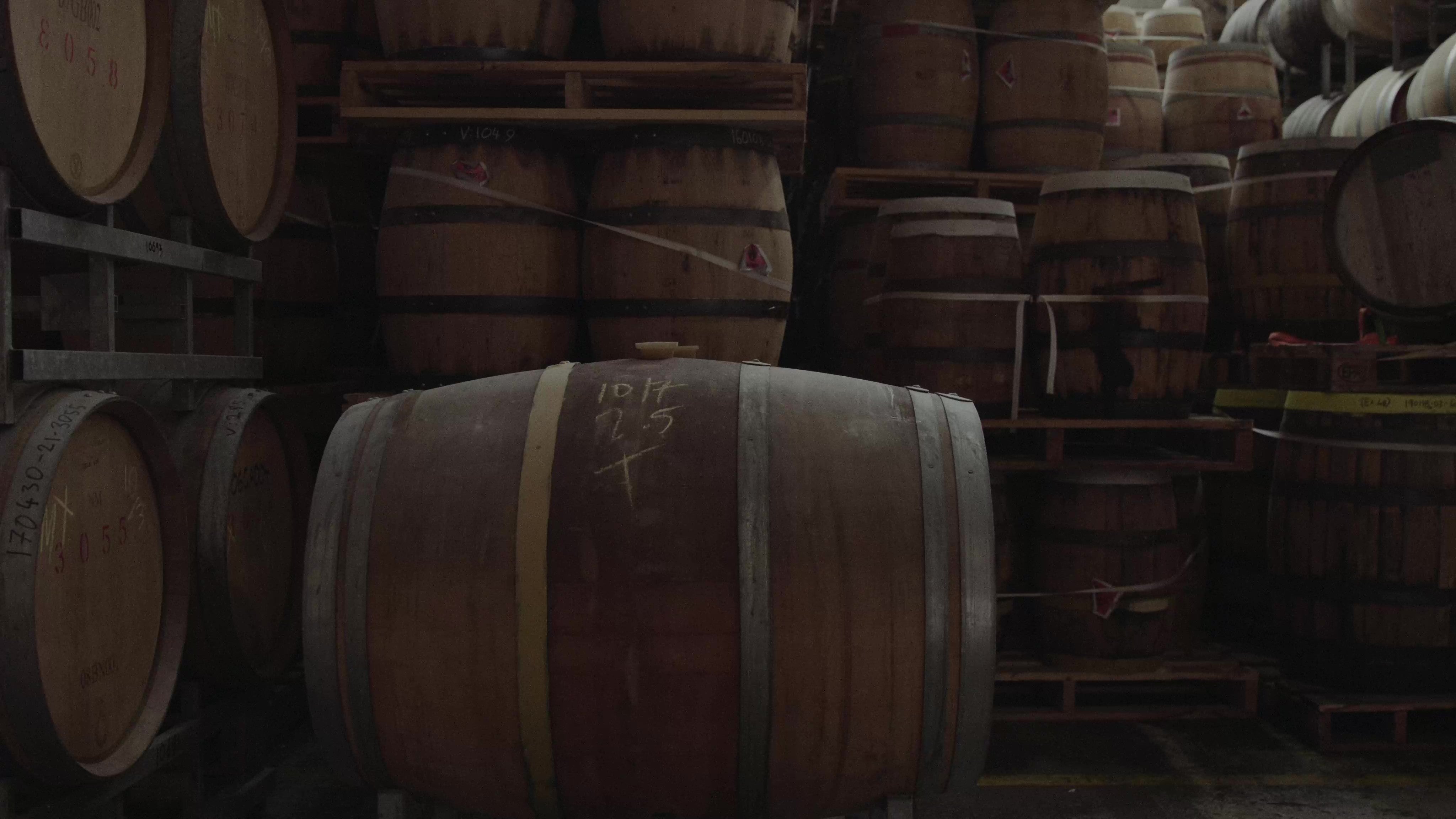 Barrels from Starward used to make Muscat whisky