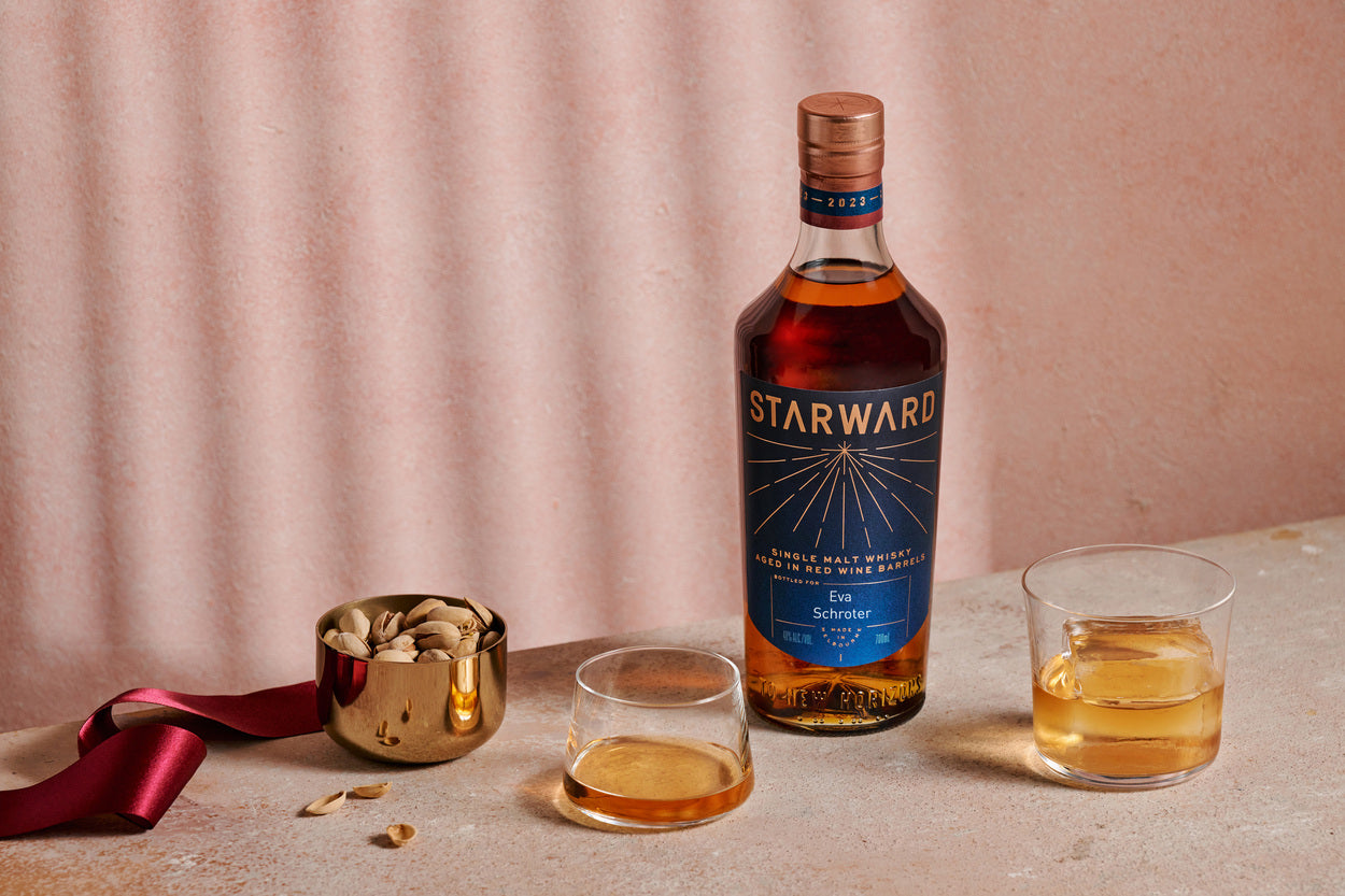 Single Malt Whisky in a glass ready to drink from Starward