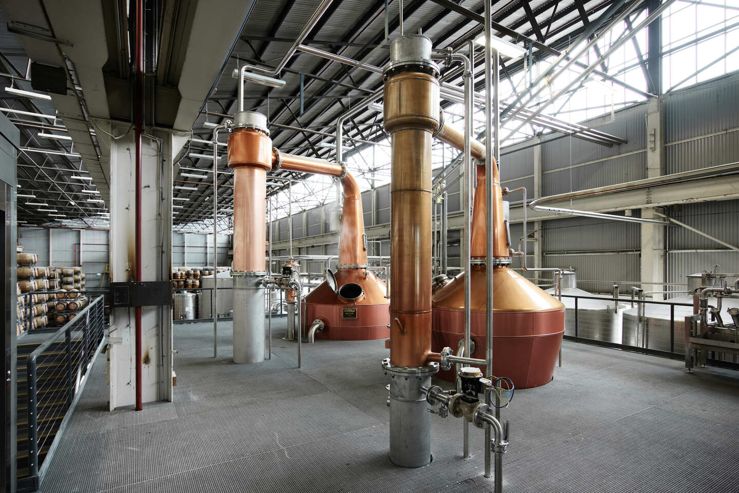 Starward Distillery copper stills in Port Melbourne