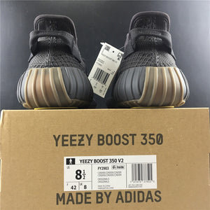 yeezy cinder size tag