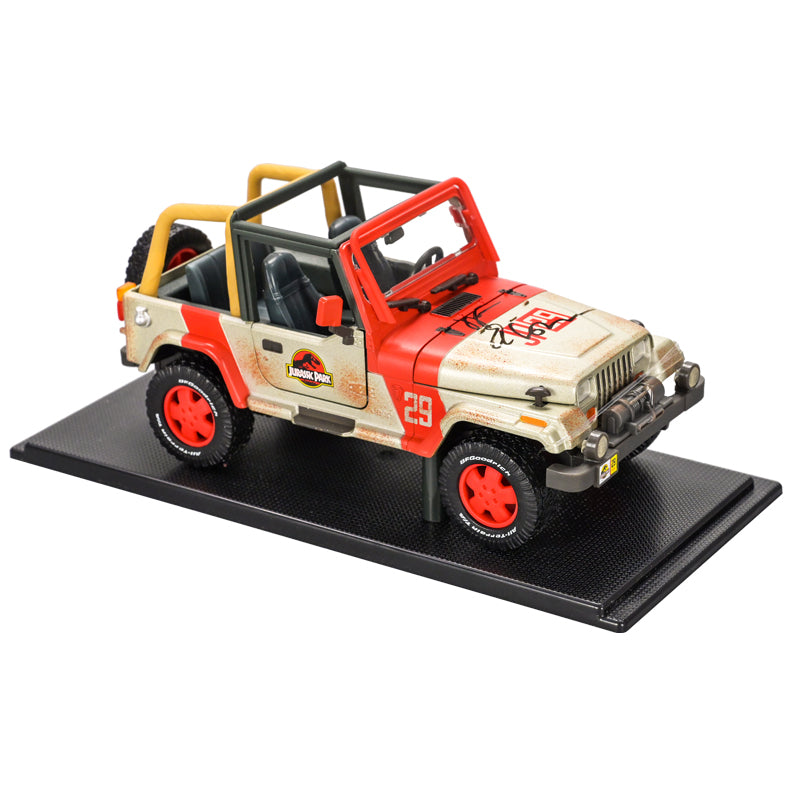 Jeff Goldblum Autographed Jurassic World 1:18 Scale Die-Cast Jeep Wran –  Celebrity Authentics