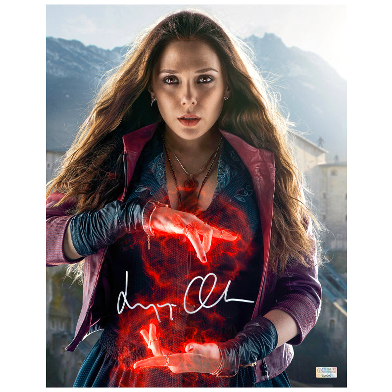 fast Udholdenhed Vuggeviser Elizabeth Olsen Autographed Marvel Scarlet Witch 11x14 Photo – Celebrity  Authentics